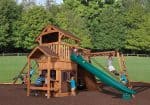 Olympian Outlook XL 4 Wooden Swing Set