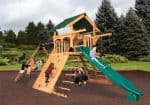 Olympian Peak XL 1 w/ Green Tarp Roof  Playset