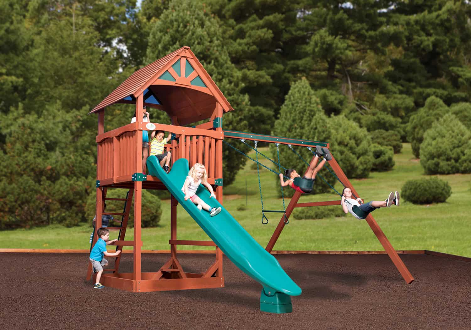 Classic - Olympian Treehouse Jumbo 1 - Wood Roof (Discontinued) - Image 1