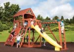 Classic - Olympian Treehouse Jumbo 5 Wooden Swing Set (Discontinued)