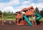 Classic - Olympian Treehouse Jumbo 7 Wooden Swing Set (Discontinued) - Image 2