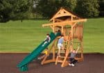 Olympian Treehouse XL Space Saver 1 Swing Set