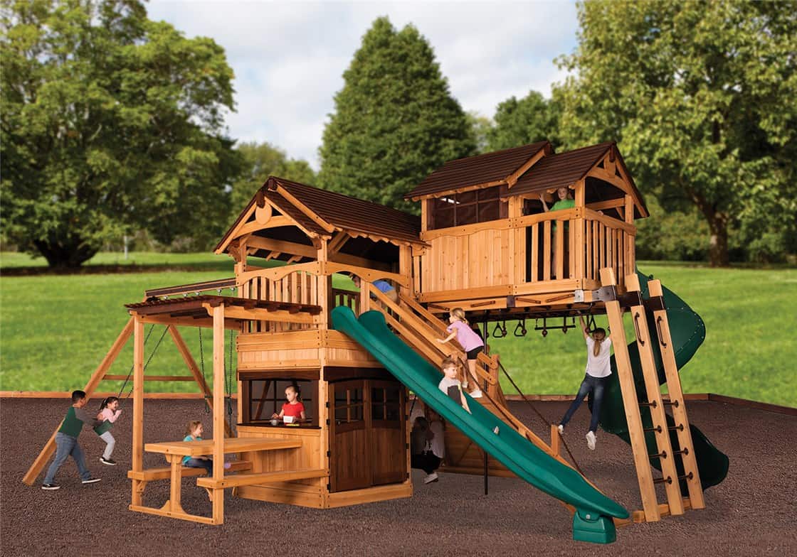 8TTXL10L-22.jpg Titan Treehouse XL 10 Swing Set - Image 1