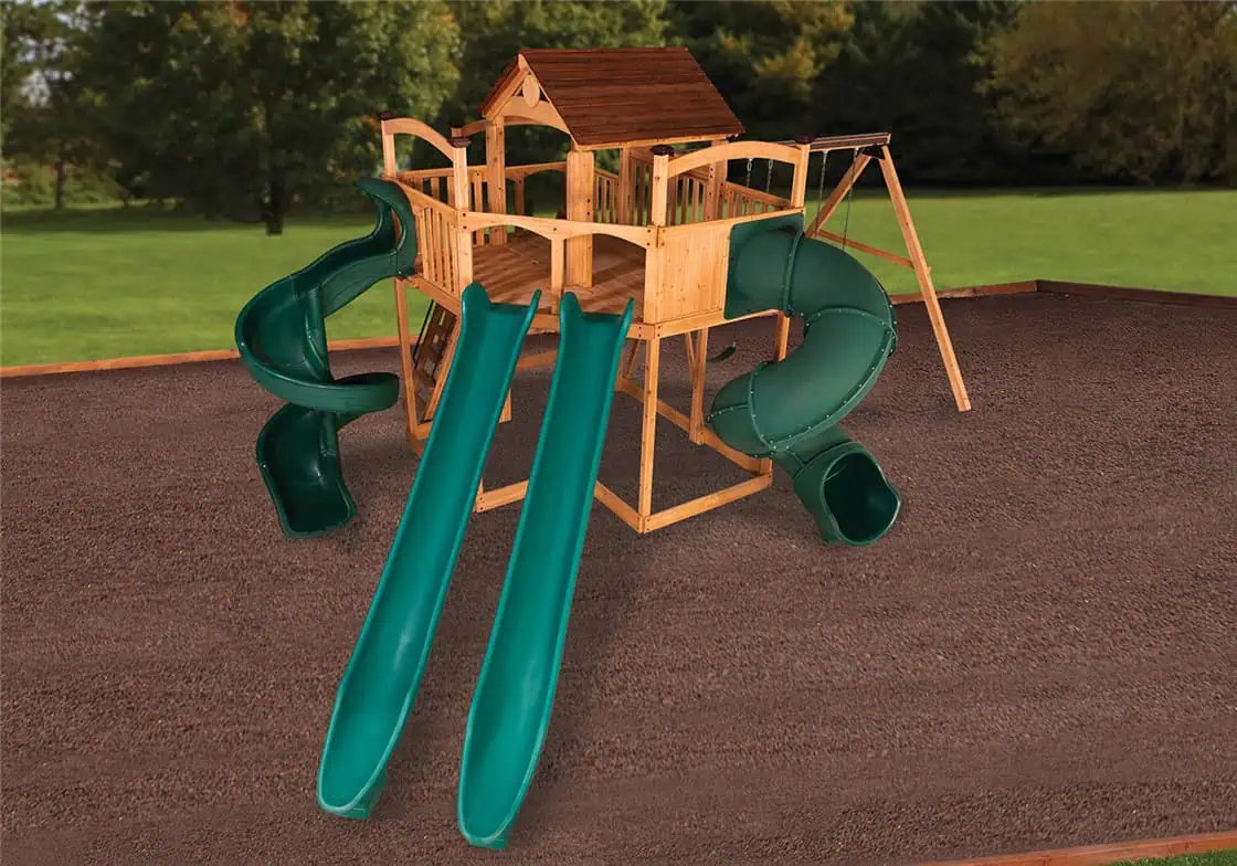 8TTXL11OH-22.jpg Titan Treehouse XL 11 Swing Set - Image 1