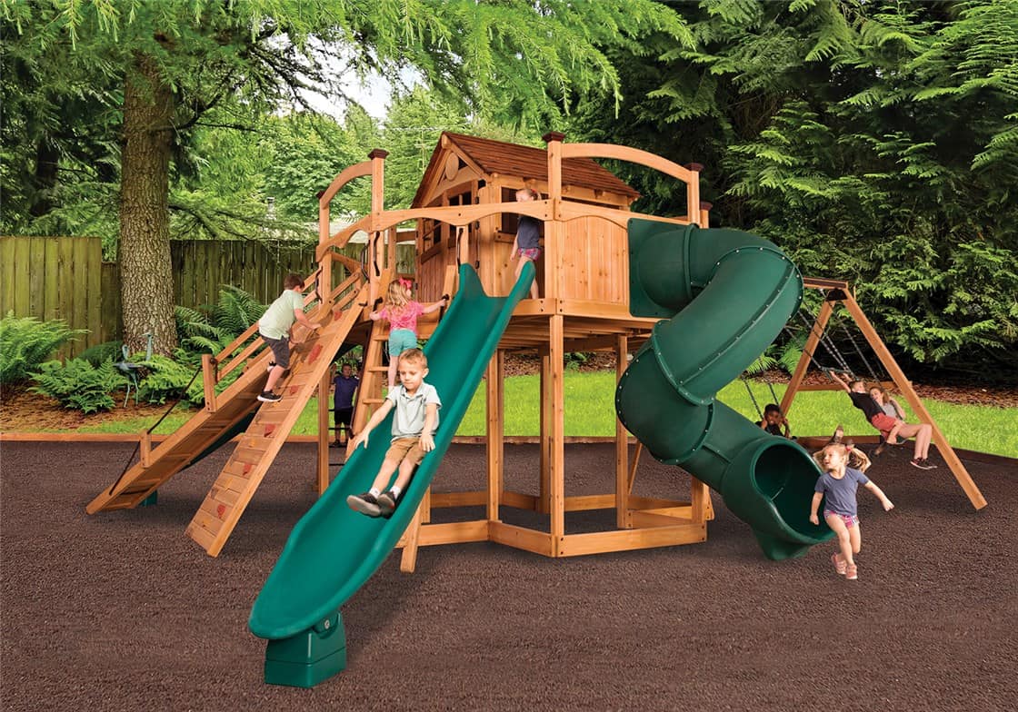 Titan Treehouse XL 12 Swing Set - Image 1