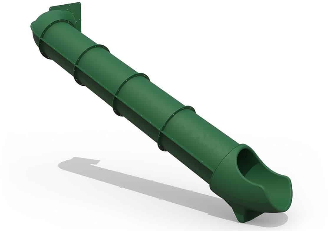Tube Slide 90 Degree Turn 9' Green - Image 1