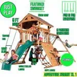 Adventure Summit XL 1 Wooden Swing Set - Image 4