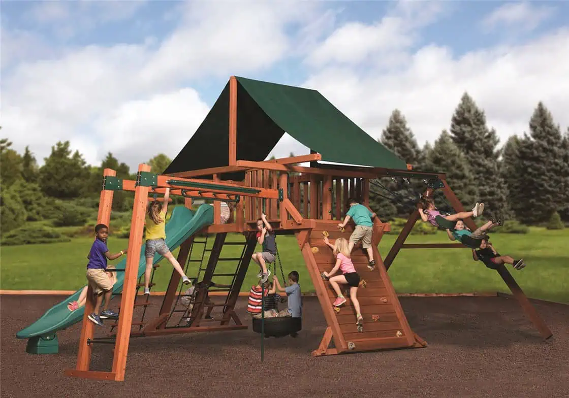 Last One Left! - Olympian Peak Jumbo 1 Wooden Playset Website Price - Image 5