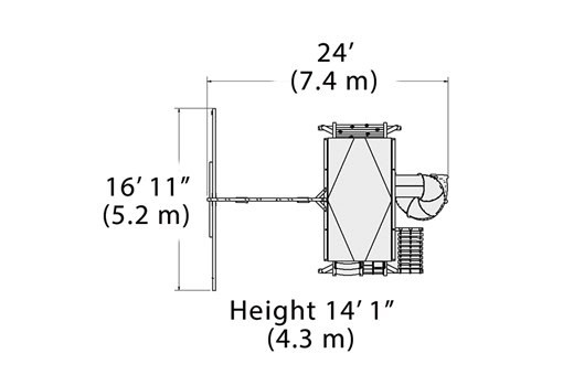 Classic - Titan Peak Junior 4 Wooden Playset (Discontinued) - Image 2