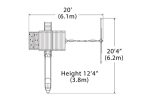 Olympian Outlook XL 1A Wooden Swing Set - Image 2