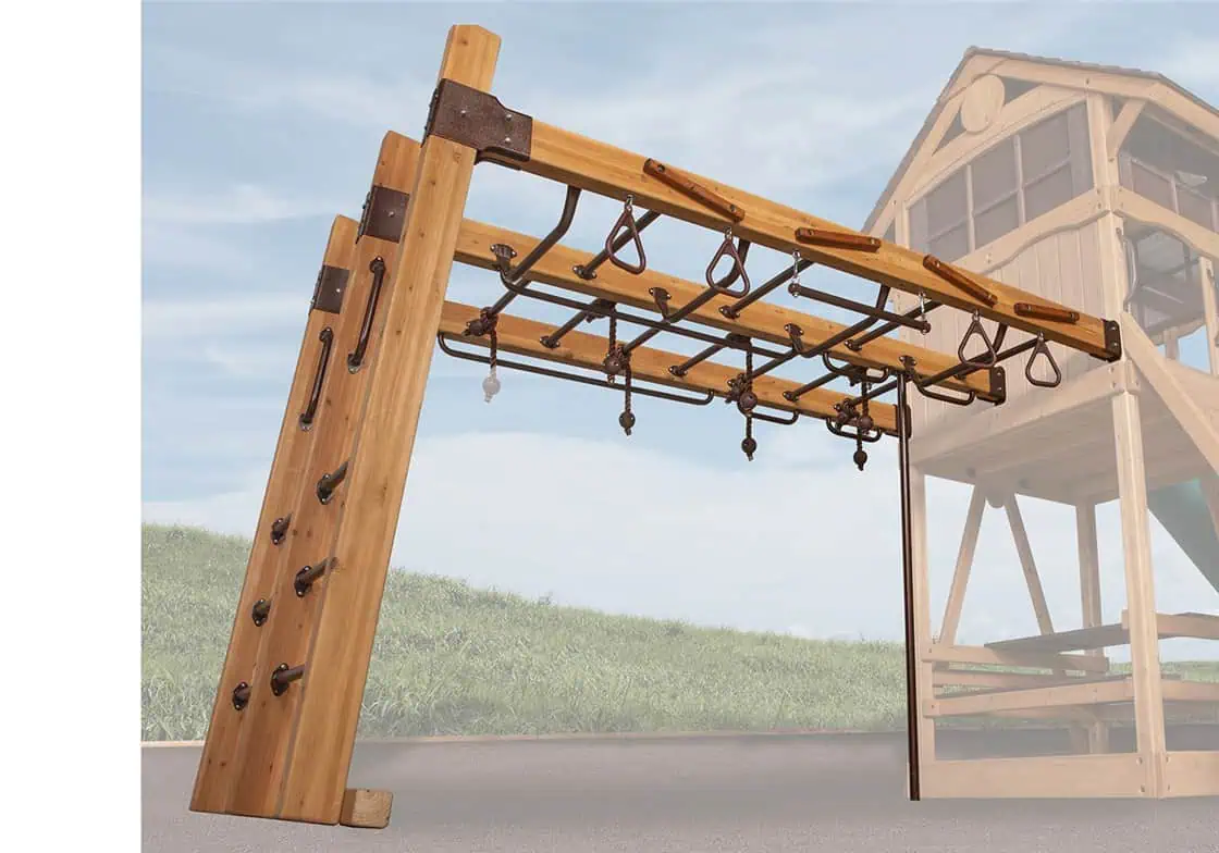 Olympian Outlook XL 1B Wooden Swing Set - Image 3
