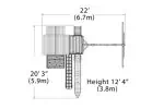 Olympian Outlook XL 2 Wooden Swing Set - Image 4