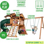 Olympian Summit XL 3 Wooden Swing Set - Image 2