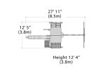 Olympian Summit XL 1 Wooden Swing Set - Image 3