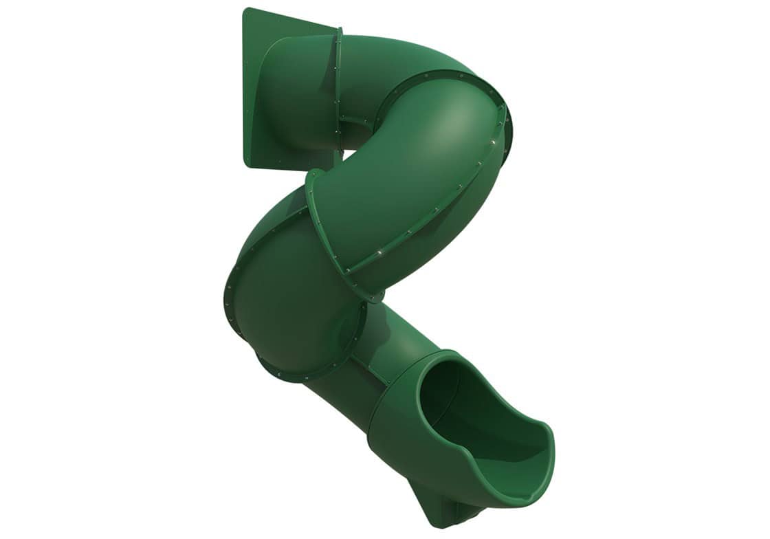 Spiral Tube Slide 7' Green - Image 1