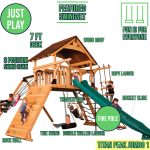Titan Peak Jumbo 1 w/ Wood Roof Playset - Image 4