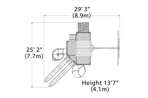 Titan Treehouse XL 11 Swing Set - Image 9