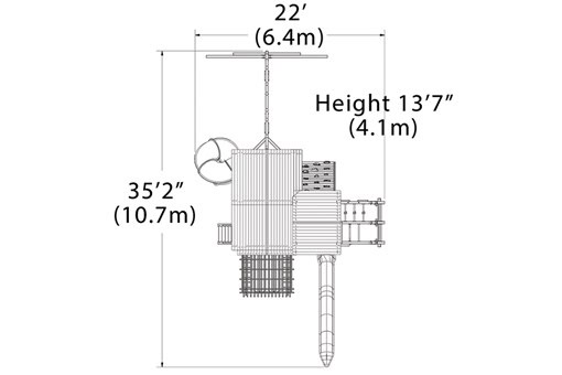 Titan Treehouse XL 7 Swing Set - Image 7