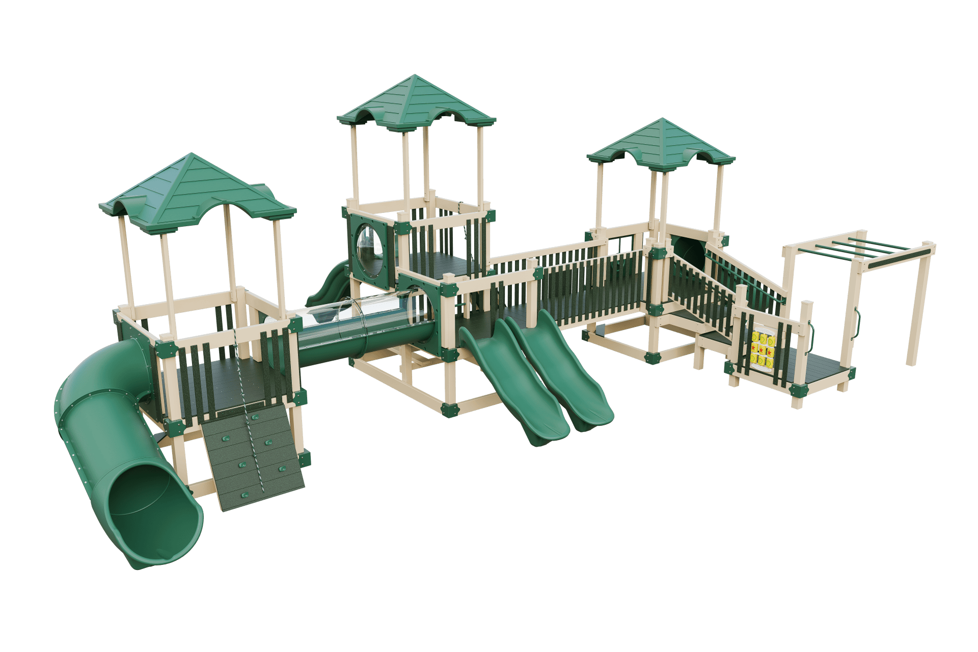 Tiny_Town_Almond_Green_Front_Left_playground Tiny Town - Image 1