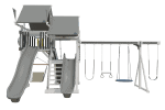 Mega Climber 55 Vinyl Playground Kit - Image 10
