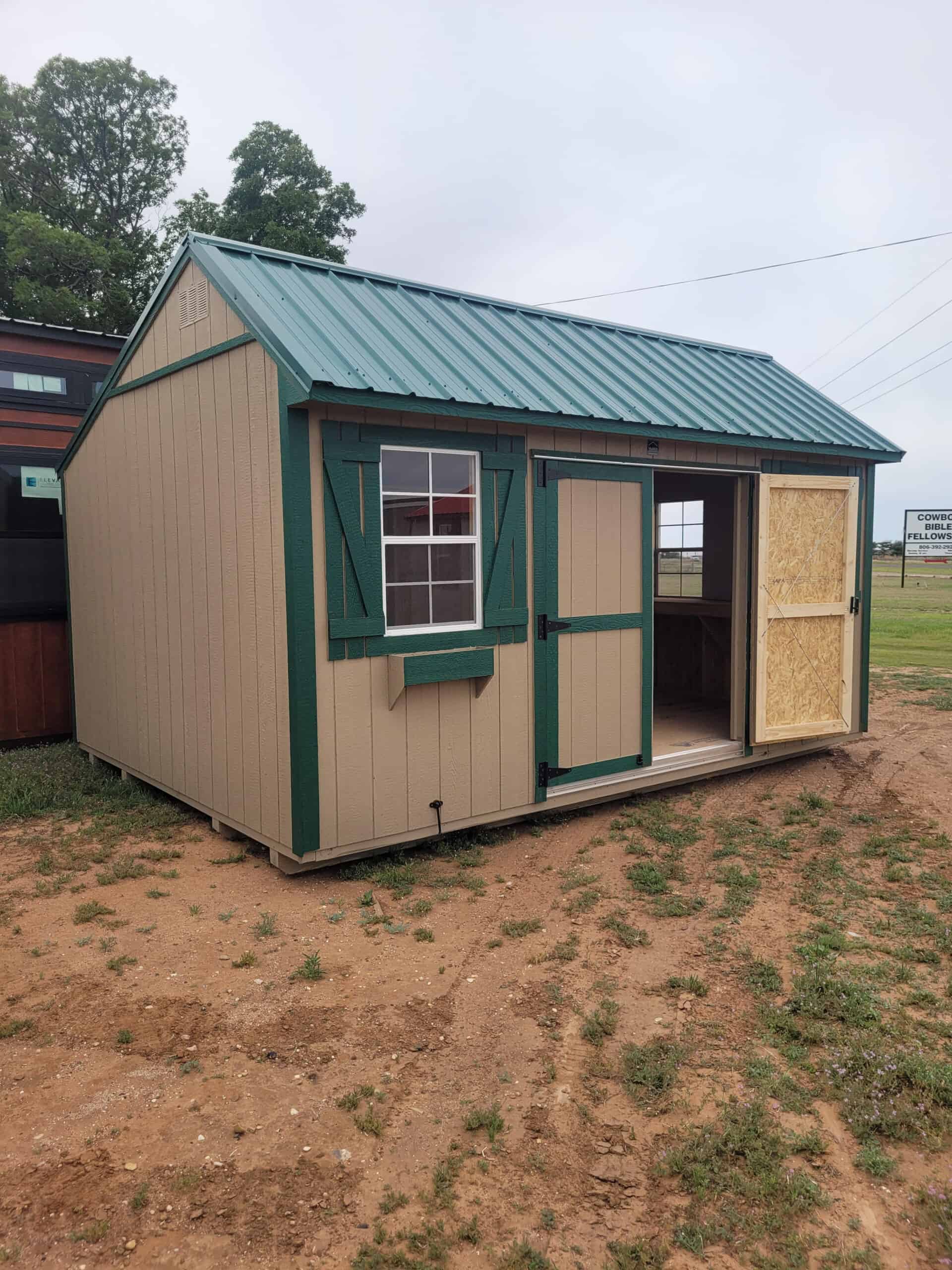 12x16 Garden Shed, Lubbock/Wolfforth, TX. Area Only - Image 1