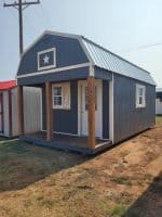 12x24 Lofted Barn with Porch, Lubbock, TX Area Only- SOLD