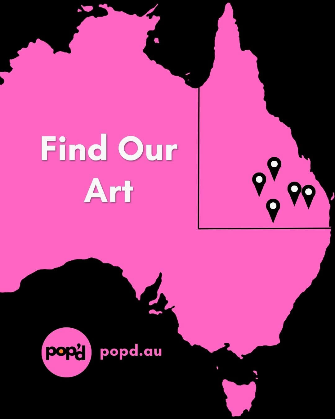 Find Pop'd Art at venues near you