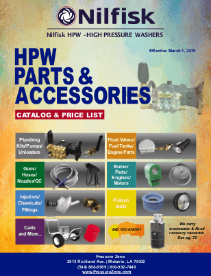 2019 Pressure Zone Parts Accessories