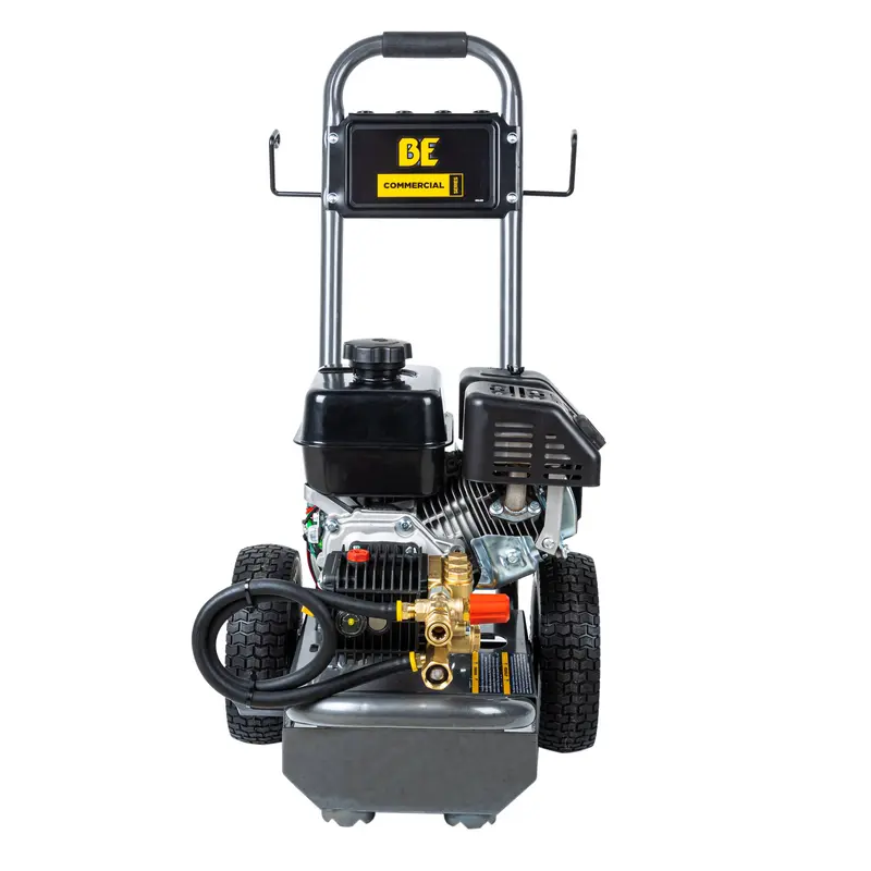 A commercial pressure washer on a white background.