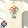 Every Little Thing floral lyric unisex T-shirt off white - Print Unleashed