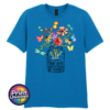 Every Little Thing floral lyric unisex T-shirt sapphire - Print Unleashed