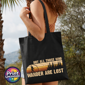 ORGANIC RECYCLED HEAVYWEIGHT - 2026-09-20T161805.606 Bigfoot Not All Those Who Wander Are Lost | Tote Bag