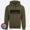 Undiagnosed But Something Ain't Right slogan on Everyday hoodie khaki - Print Unleashed