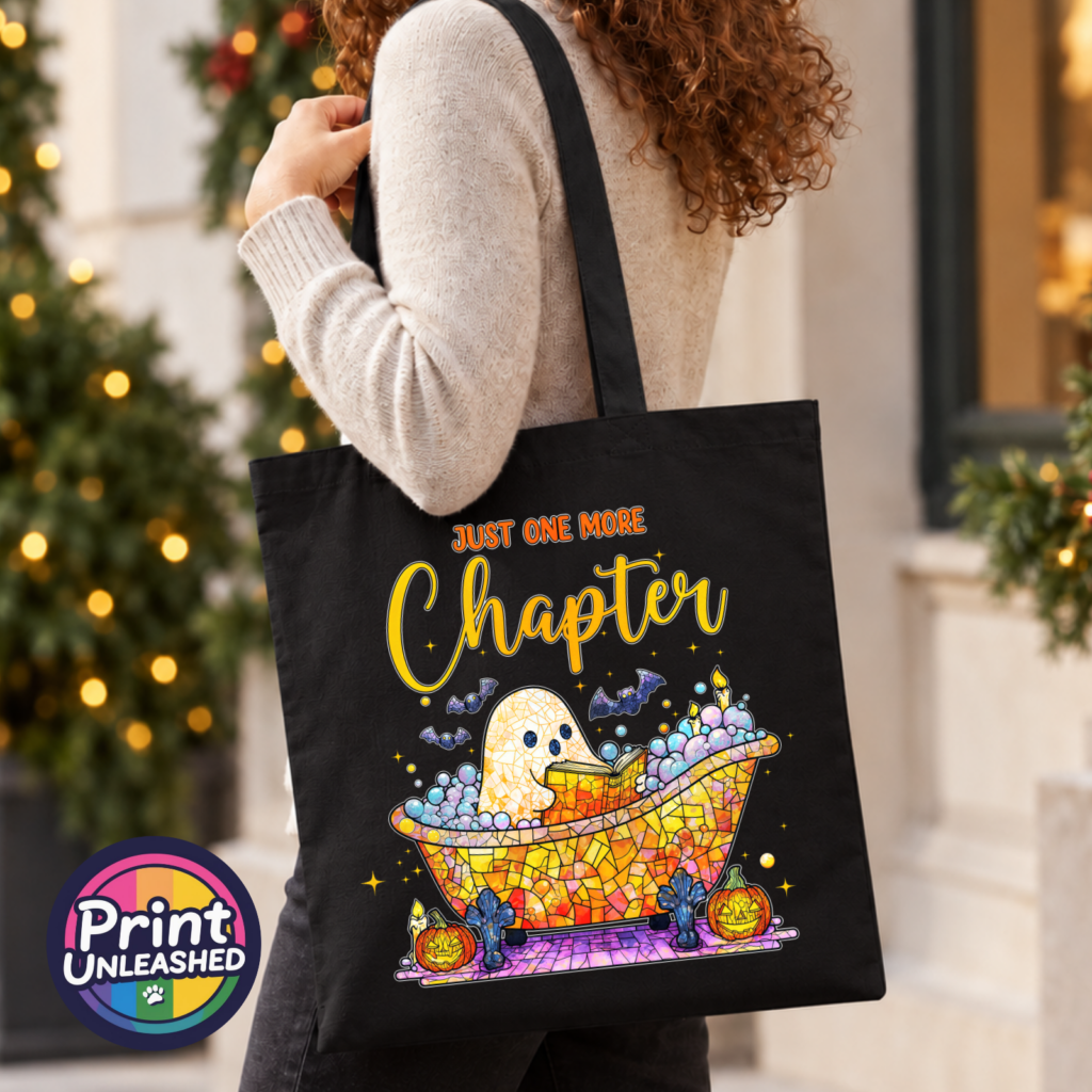 Just One More Chapter Ghost | Tote Bag