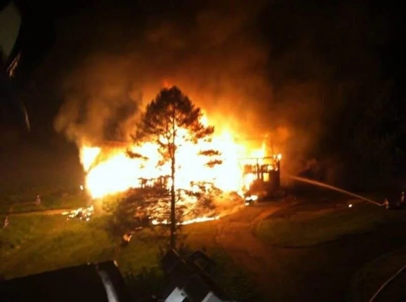 Barn Fire In Lincoln