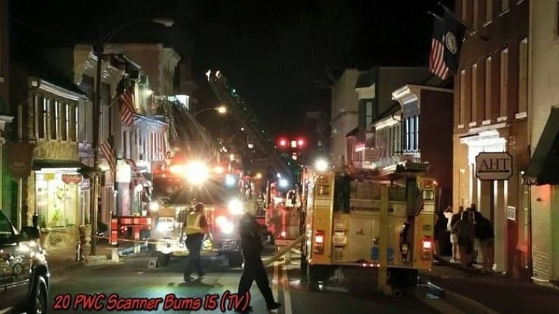 Downtown Leesburg Fire Brings 2nd Alarm