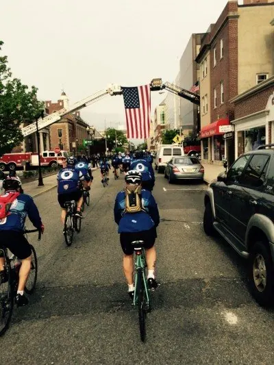 One of Our Members Rides the Police Unity Tour