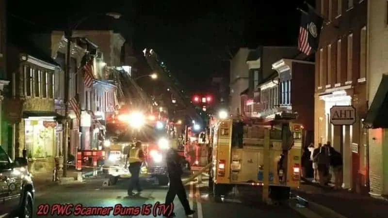 Downtown Leesburg Fire Brings 2nd Alarm