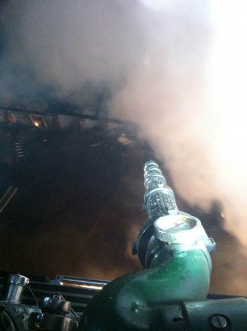 Barn Fire In Lincoln