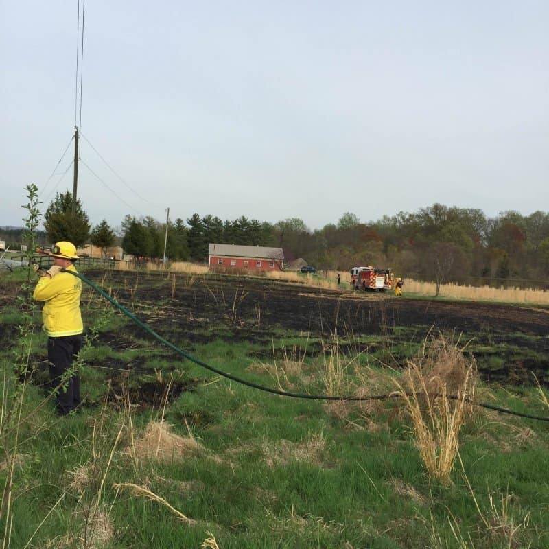 PVFC involved in Brush Fires over Weekend