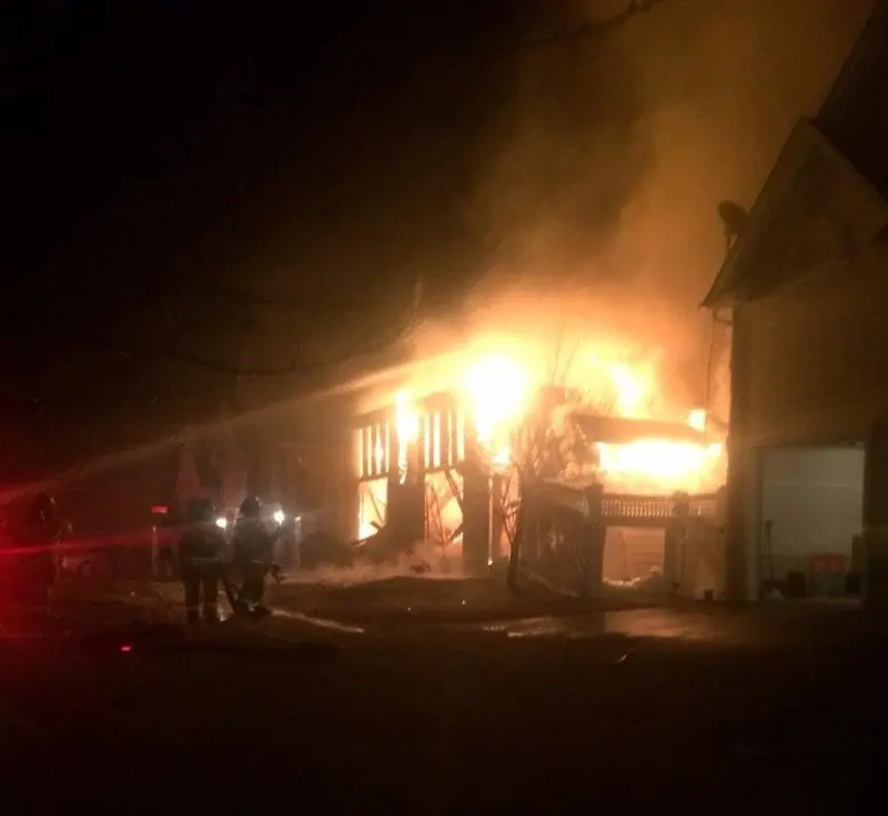 PVFC Responds to House Fire in Round Hill