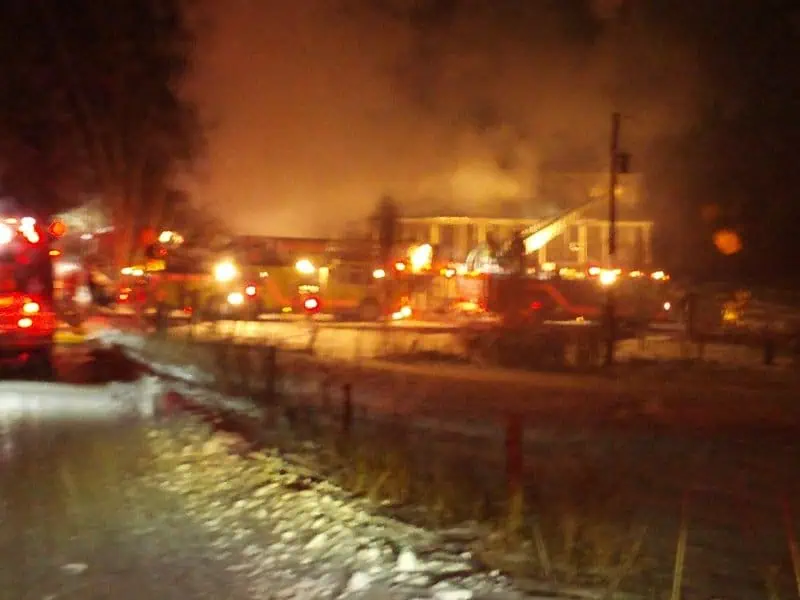 House Fire in Lovettsville