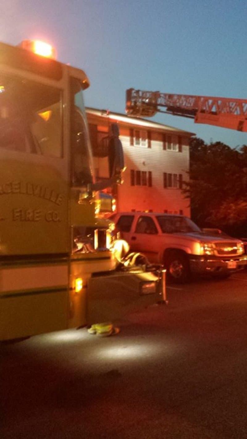 Crew 5 involved in Apartment Fire in Purcellville