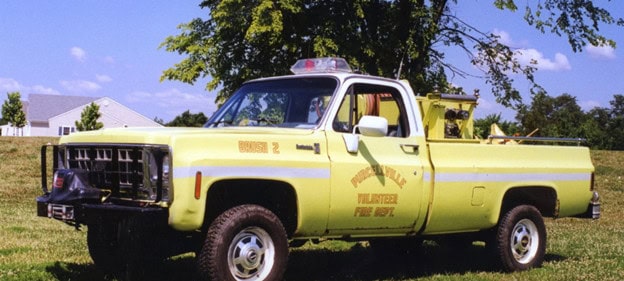 Purcellville Volunteer Fire Company | Brush 2 (1980 Chevy 20, 200 gwt) – Retired 1988
