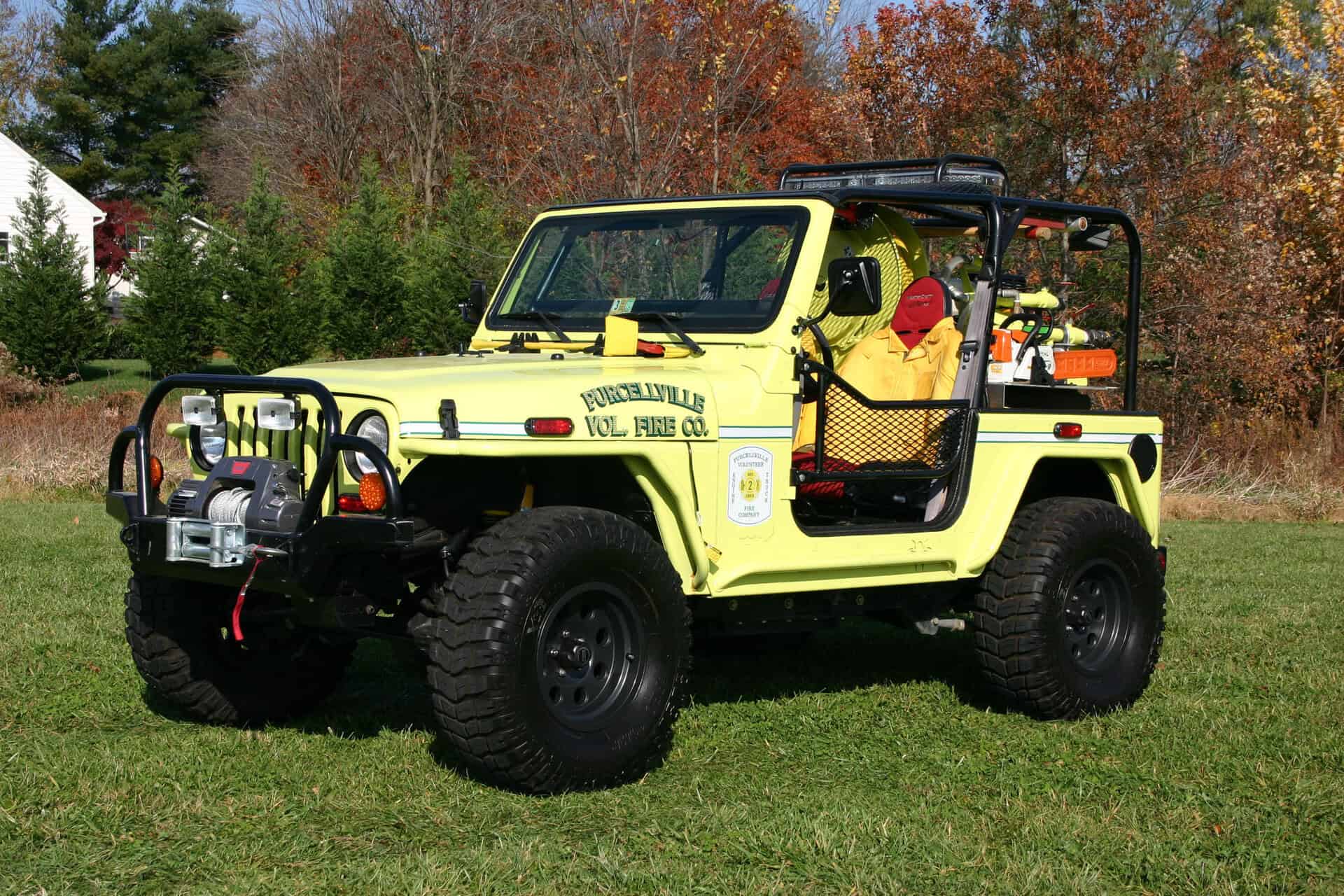 Purcellville Volunteer Fire Company | Brush 602B (2000 Jeep with 2007 RKO Skid Package)