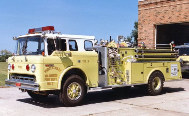 Purcellville Volunteer Fire Company | Wagon 2 Truck #7 (1976 Ford CAmerican) – Retired