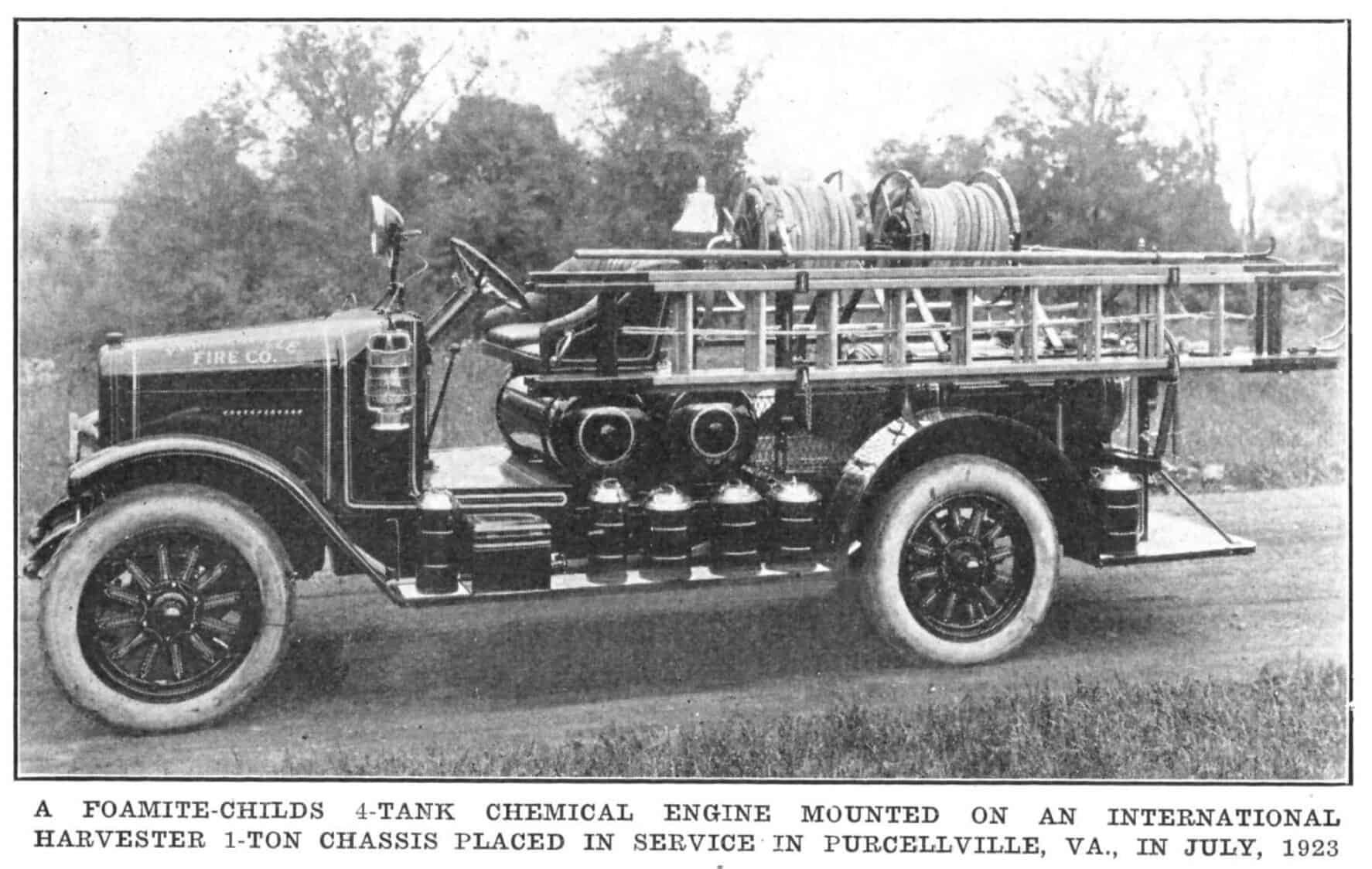 1923 Purcellville Volunteer Fire Company Truck