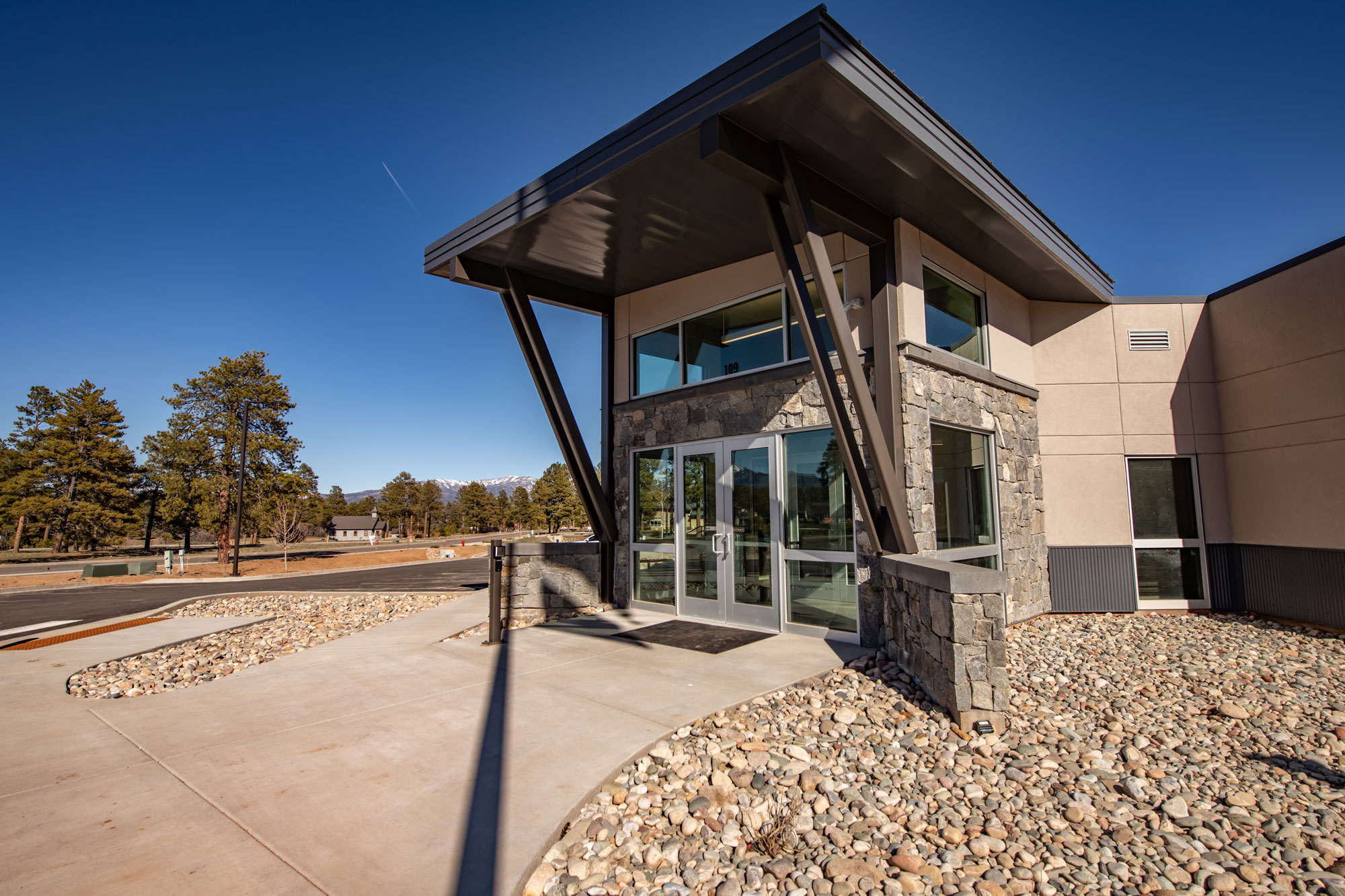 Reynolds Ash + Associates Architecture & Engineering office entrance.
