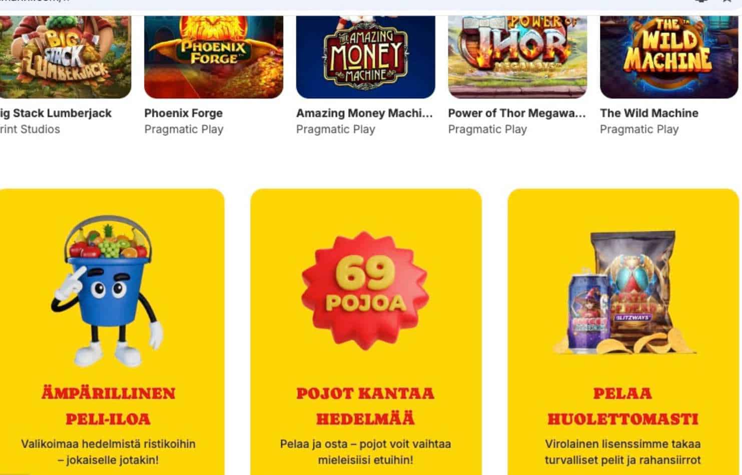 Pottila uutena nettikasinona