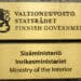Kuvassa valtioneuvoston ja sisäministeriön ovikyltti.